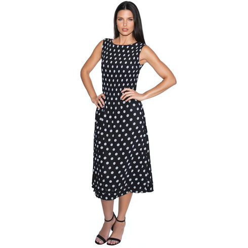 Flash Sale: Dot Print Crinkle Dress - DR937